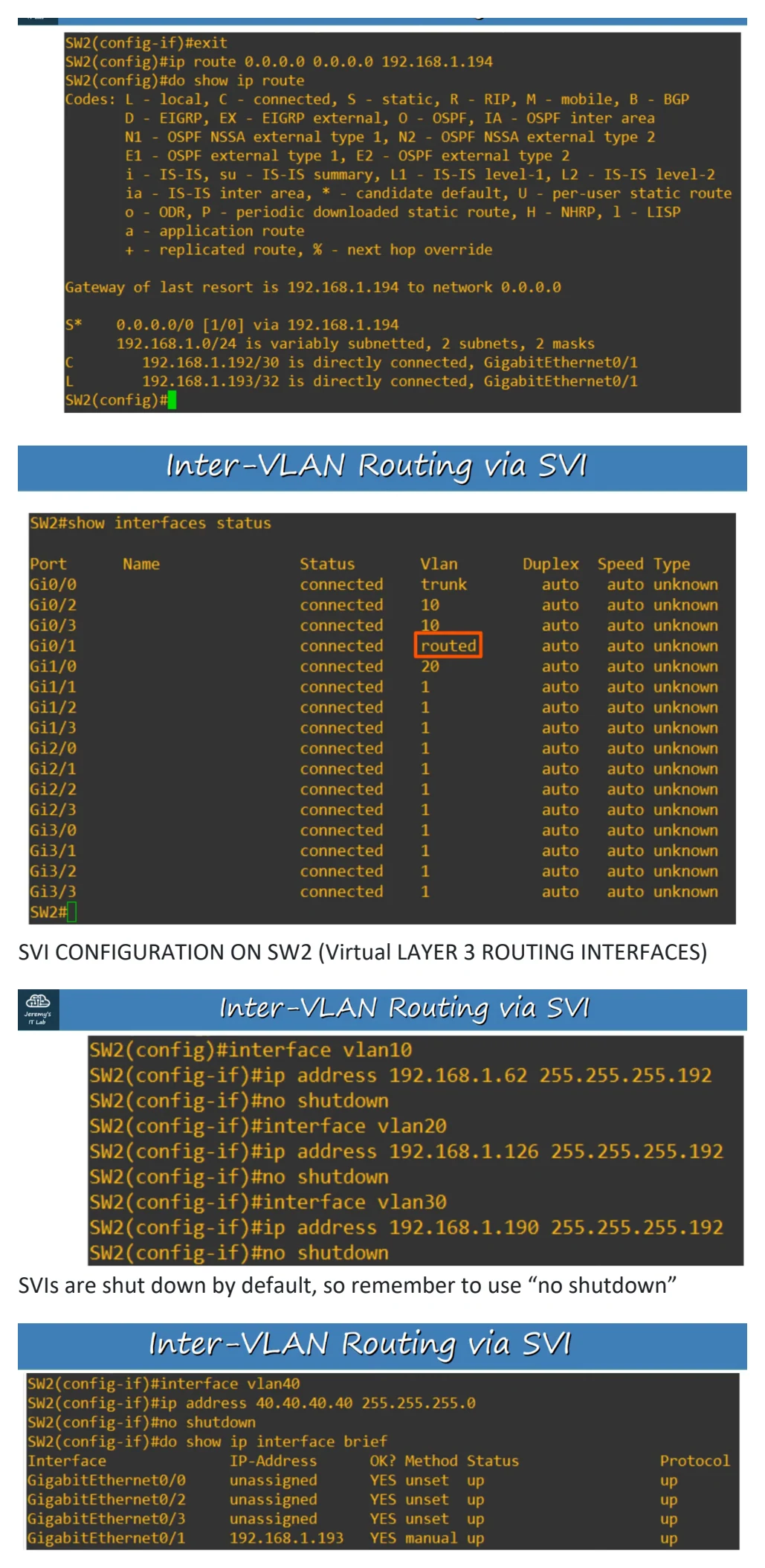 Original OneNote notes: (VlANs pt 3), page 5. Text version follows below.
