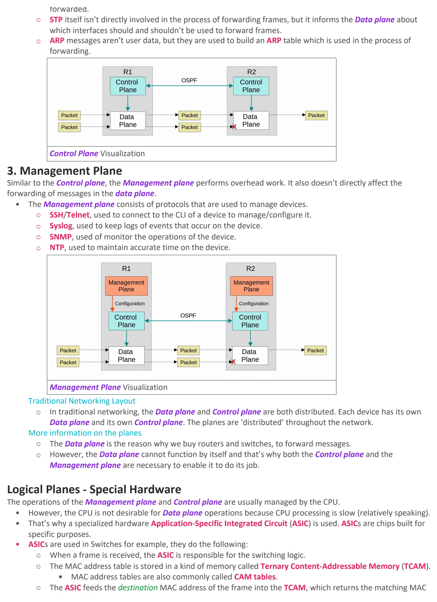 Original OneNote notes: Intro to Network Automation, page 2. Text version follows below.
